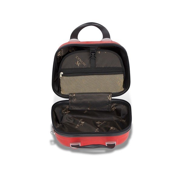 Červený dámský příruční cestovní kufřík My Valice SMART BAG LASSO Make Up & Hand Suitcase-image-3