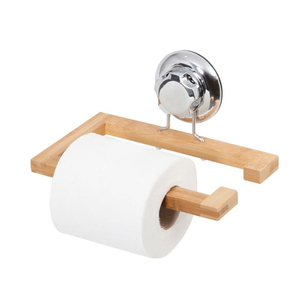 Bambusest seinale paigaldatud tualettpaberi hoidja Spa - Compactor-image-2