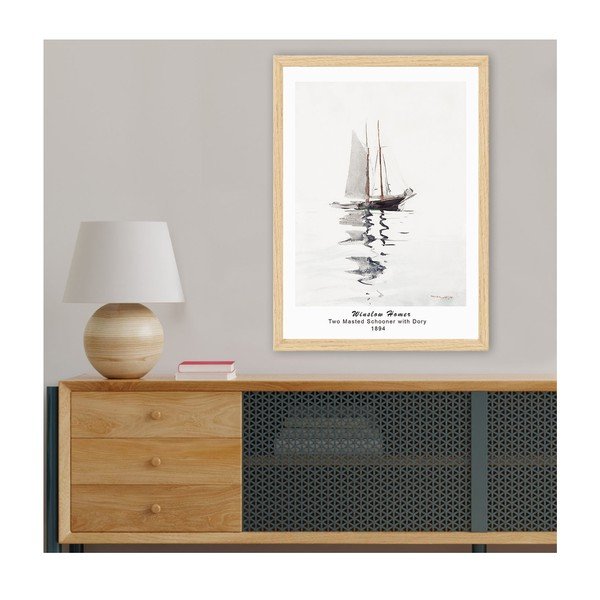 Plakat raamis 35x45 cm Winslow Homer - Wallity-image-1