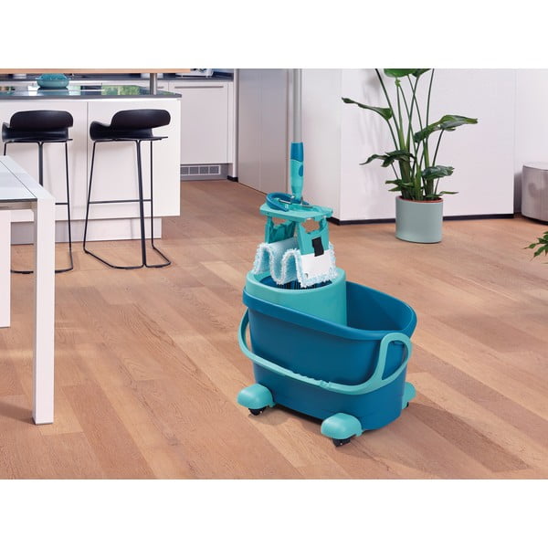 Twist Ergo Mobile M ämbri ja põrandamopi komplekt Clean Twist - LEIFHEIT-image-1