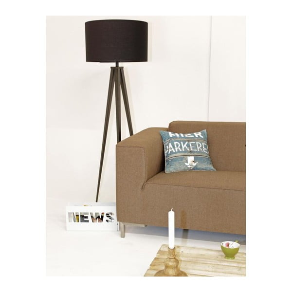 Must lamp puidust jalgadega Tripod Wood - Zuiver-image-1