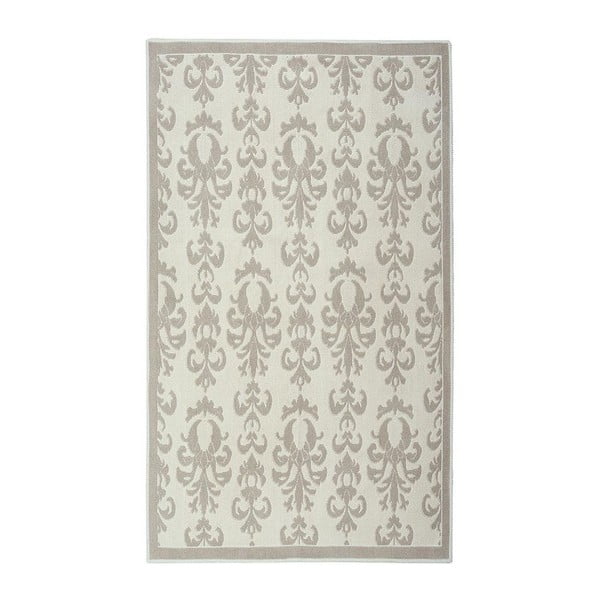 Krémově bílý bavlněný koberec Baroco 80 x 300 cm
