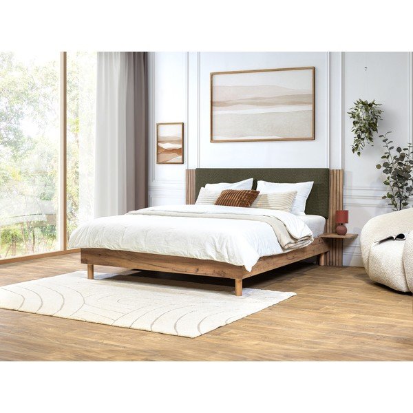 Roheline kaheinimesevoodi 140x190 cm Lior - Bobochic Paris-image-1