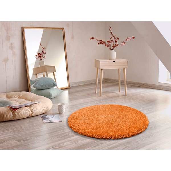 Oranž vaip Aqua Liso, ø 80 cm - Universal-image-1