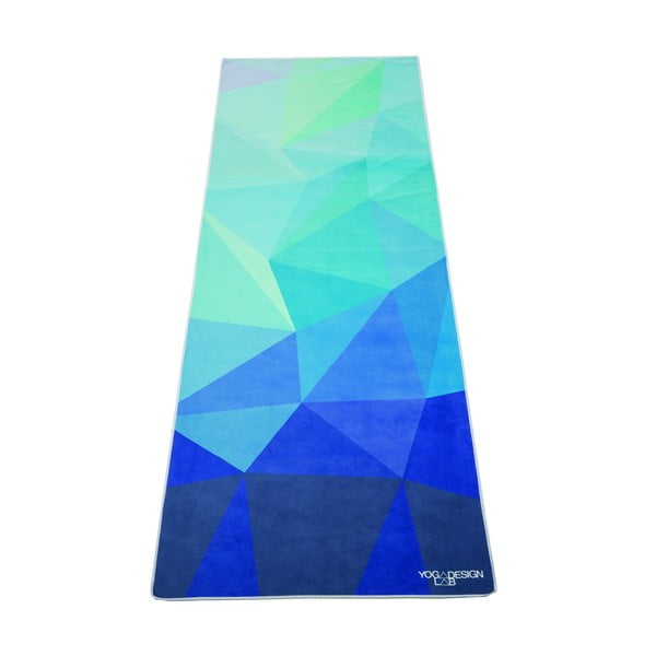 Ručník na jógu Yoga Design Lab Geo Blue