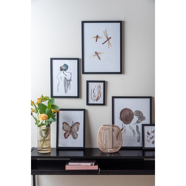 Helepruun laualatern, latern, kõrgus 15,5 cm - PT LIVING-image-1