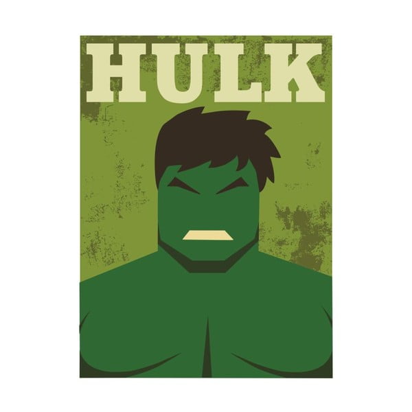 Plakát Blue-Shaker Super Heroes Hulk, 30 x 40 cm