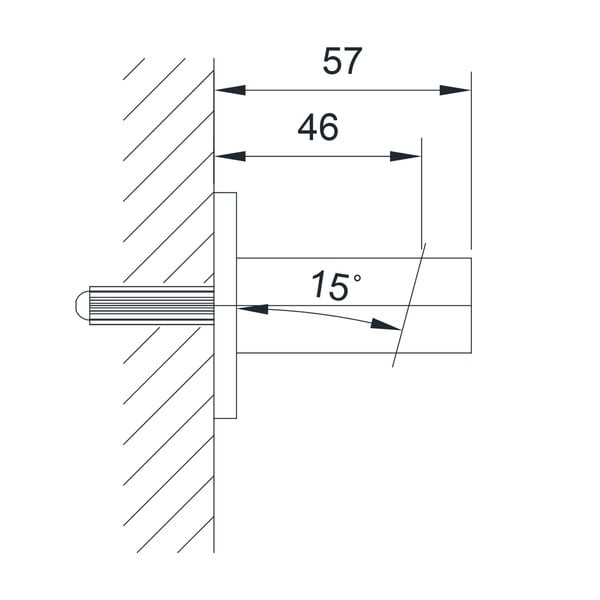 Messingist dušiotsiku hoidik, läikiv hõbedane Jumper - Sapho-image-3