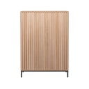 Naturaalset värvi tammedekoriga kapp 80x110 cm Celine - Støraa