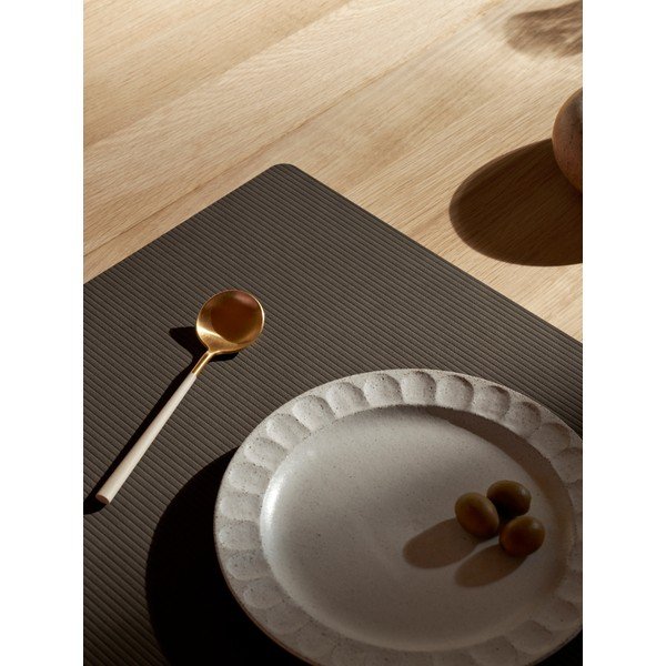 Öko-nahast lauamatt 35x45 cm Square L Corduroy - LIND DNA-image-1