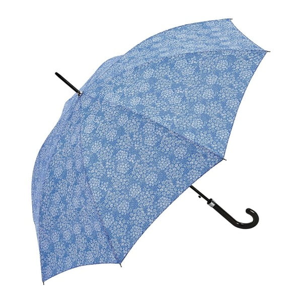 Modrý holový deštník Ambiance Lilacs In Rain, ⌀ 122 cm