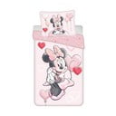Roosa puuvillane laste voodipesu 140x200 cm Minnie "Balloon" - Jerry Fabrics