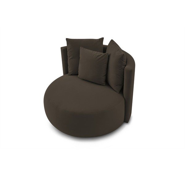 Pruunist sametist tugitool Cesar - Bobochic Paris-image-4