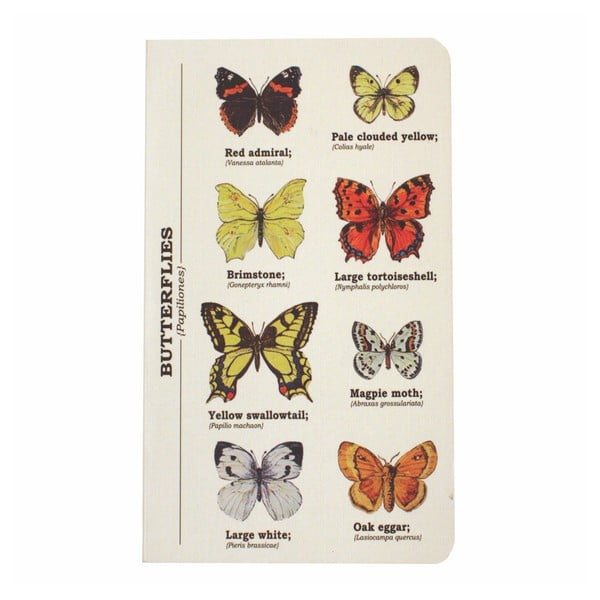 Zápisník Gift Republic Multi Butterflies, vel. A6
