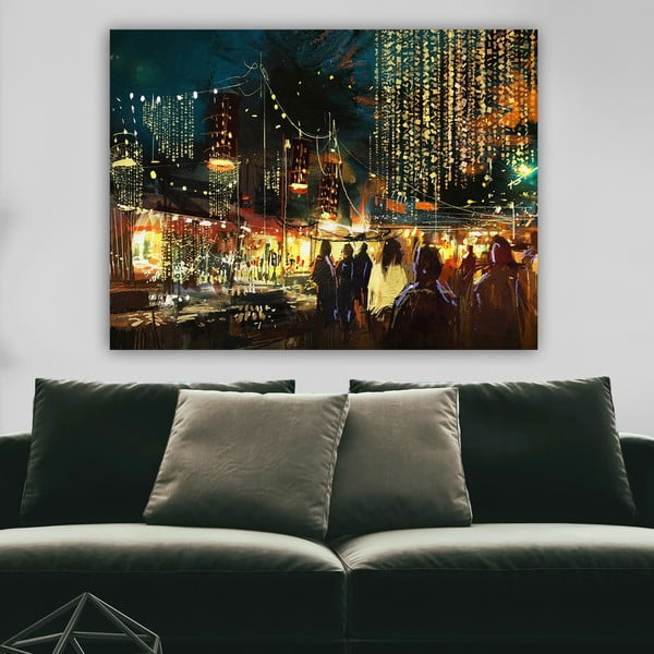 Maal 100x70 cm City Street - Wallity-image-1