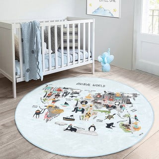 Helesinine laste vaip ø 100 cm Comfort - Mila Home