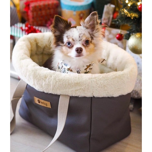 Pruun transpordikott 21x35 cm Snow – Petsy-image-4