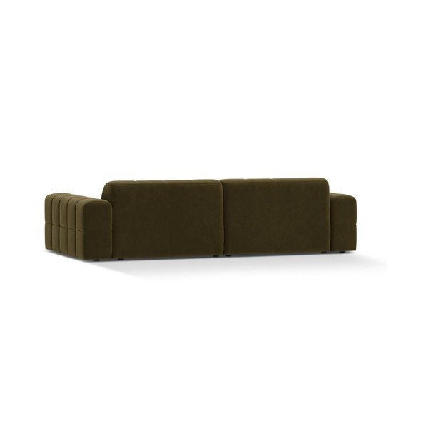 Khaki sametdiivan 252 cm Chicago - Cosmopolitan Design-image-2