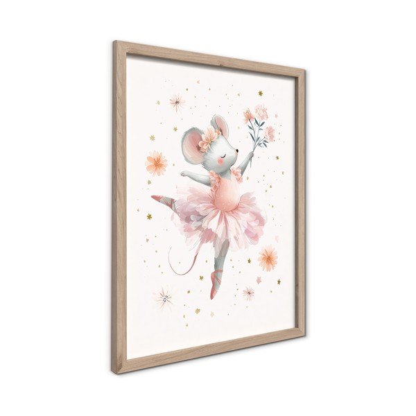 Laste pilt 30x40 cm Mouse Ballerina - Styler-image-4