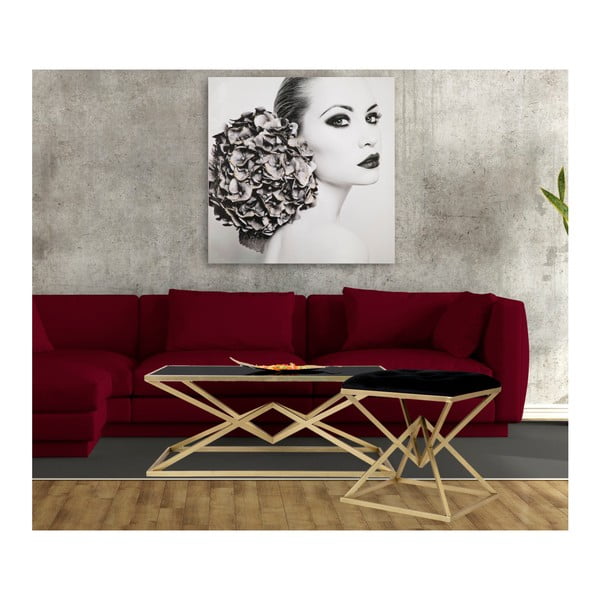 Musta klaasist lauaga konverentsilaud, 110 x 60 cm Piramid - Mauro Ferretti-image-4