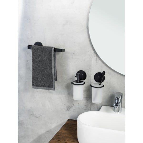 Matt must isekinnituv klaasist tass hambaharjadele Bivio - Wenko-image-3