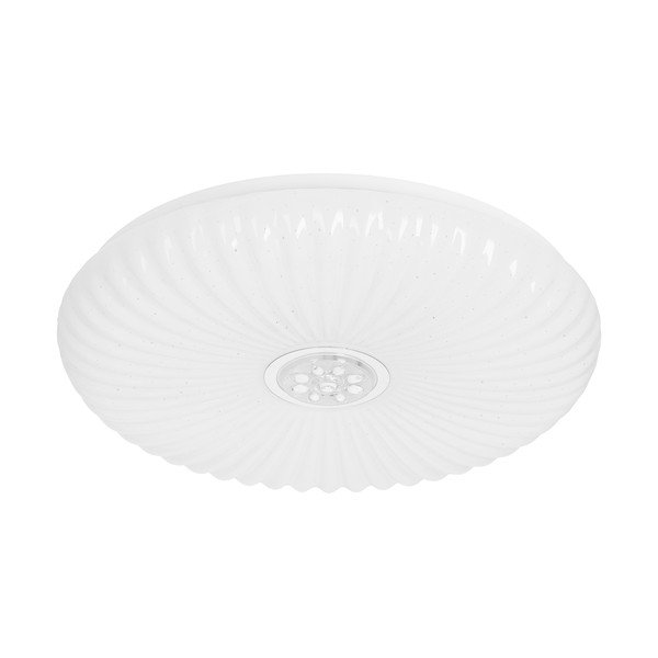 Valge dimmerdatav LED laevalgusti koos puldiga 38x38 cm Perola - Candellux Lighting