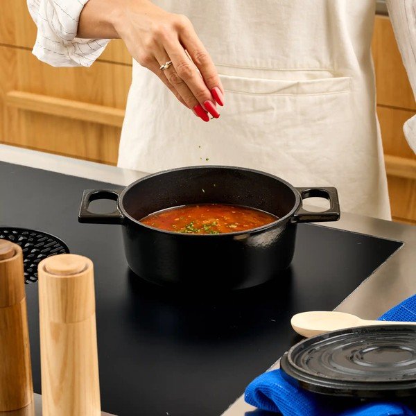 Malmist kastrul koos kaanega, induktsioonpliidile 2 l Mattia 3.0 - FABINI-image-1