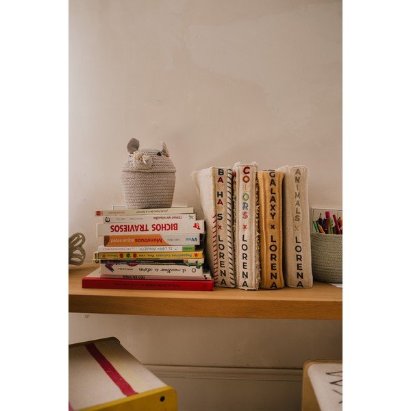 Hall riidest laste mänguasjakorv ø 15x15 cm Mini Renata the Rat - Lorena Canals-image-2