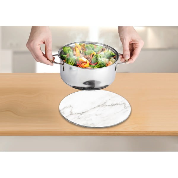 Klaasist pottmatt Marmor, ø 20 cm - Wenko-image-3