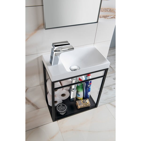 Must metallist seinale alus ilma valamuta  39,5x45 cm Crest – Sapho-image-2