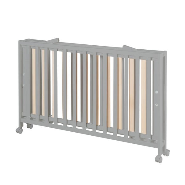 Ratastel kokkupandav hall võrevoodi 60x120 cm Fold up - Roba-image-3