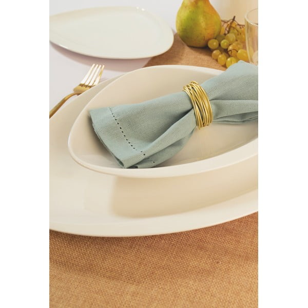 Valged portselanist magustoidutaldrikud, 6 tk komplektis Carrara - Villa Altachiara-image-2