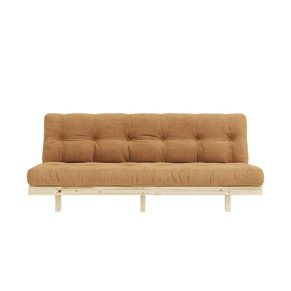 Helepruun-sinepivärvi velvetist diivan 200 cm Lean - Karup Design