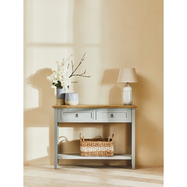 Hall konsoollaud, mis on valmistatud täispuidust paulownia puidust, 34,5x99 cm Henley - Premier Housewares-image-1