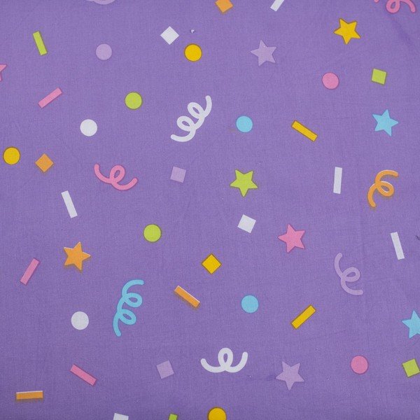 Puuvillane laste voodipesu üheinimesevoodile 140x200 cm Gabby's Dollhouse "Confetti" - Jerry Fabrics-image-4