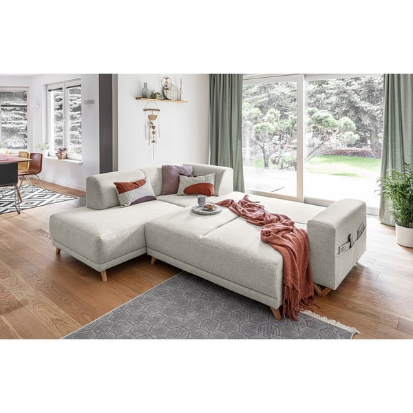 Beež nurgadiivanvoodi panipaigaga (vasak nurk/L-kujuline) Classy Sophie – Miuform-image-4