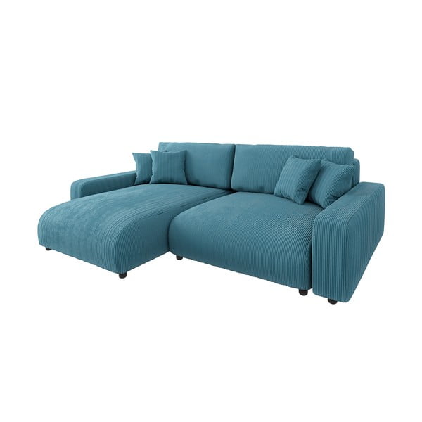 Türkiissinine velvetist nurgadiivanvoodi Sara - Ropez-image-2