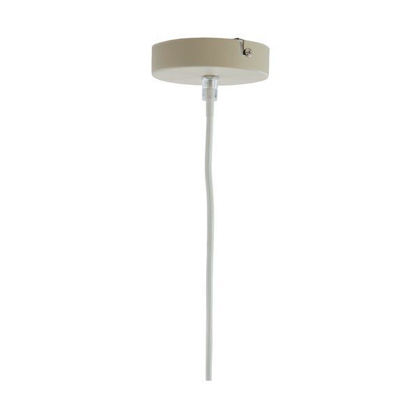 Kreemikas ripplamp tekstiilist varjuga ø 10 cm Sukau - Light & Living-image-3