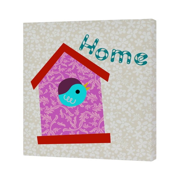 Nástěnný obrázek Baleno Sweet Home Pink, 27 x 27 cm