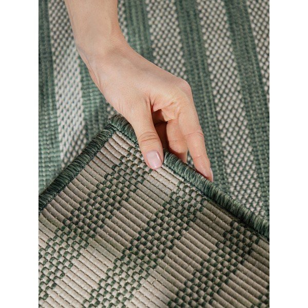 Roheline/kreemikas sise- ja õuevaip 160x230 cm Haringey Linley - Ted Baker-image-3