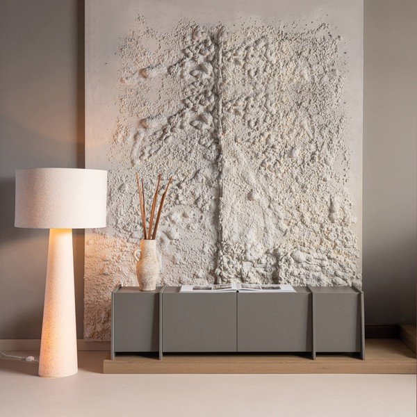 Hall televiisorialus tuhapuidust dekooriga 200x53x44 cm Brock - WOOOD-image-1