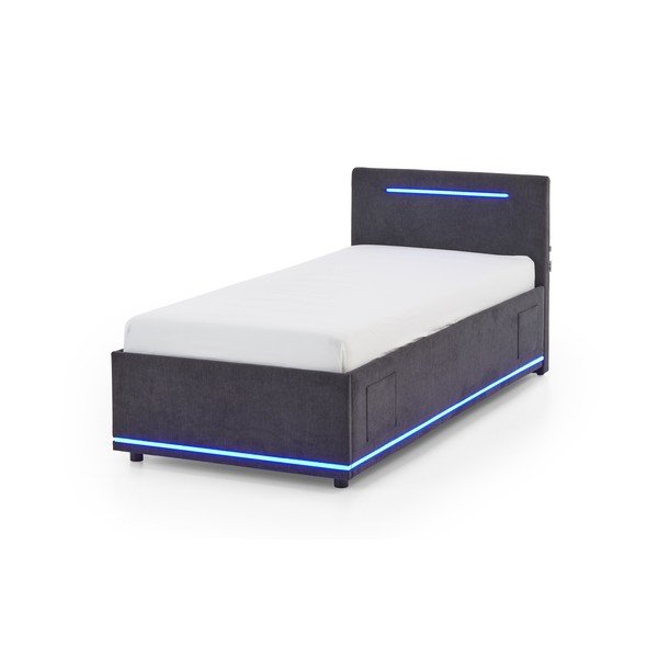 Tumehall polsterdatud lastevoodi ilma voodipõhjata 90x200 cm Circle - Meise Möbel