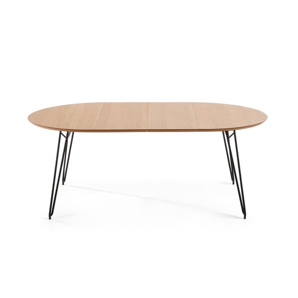 Tammepuidust pikendatav söögilaud, ø 120 cm. Novaks - Kave Home-image-4