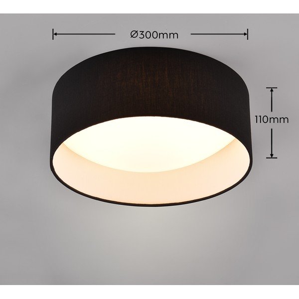 Must LED laevalgusti ø 30 cm Locarno - Reality-image-4