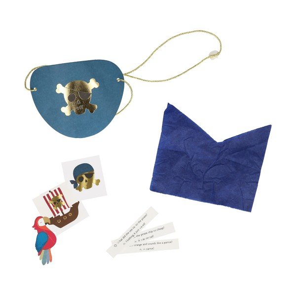 Peotarvikud 3tk komplektis Pirate Skulls Surprise Balls - Meri Meri-image-2