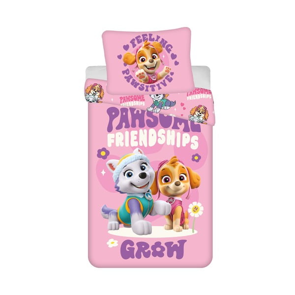 Laste üheinimesevoodipesu mikrokiust 140x200 cm Paw Patrol - Jerry Fabrics