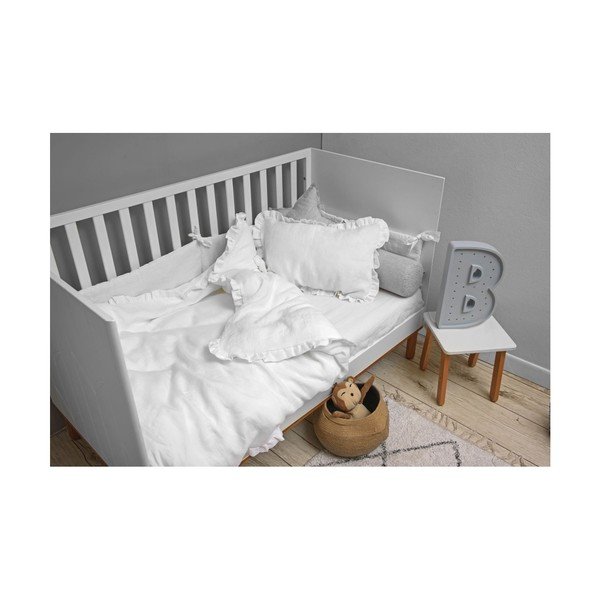 Valge beebipesu lina Lumivalge, 90 x 200 cm - BELLAMY-image-1