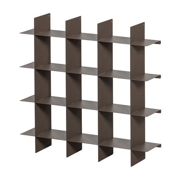 Pruun astmeline metallriiul 60 cm Brik - WOOOD