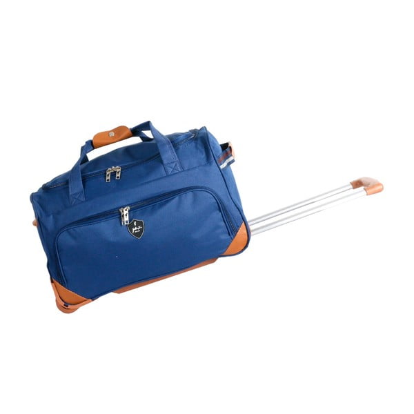 Modrá cestovní taška na kolečkách GENTLEMAN FARMER Sporty, 88 l