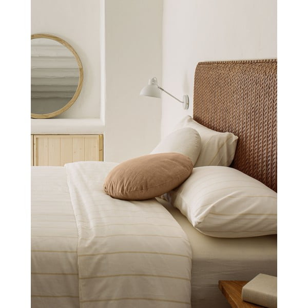 Pruun nahast voodipeats 163x60 cm Natesa - Kave Home-image-2